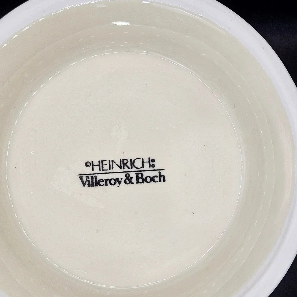 Villeroy &‎ Boch Heinrich White Reticulated Pierced Bird Floral Vase 8.5